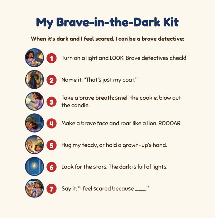 The Brave-in-the-Dark Kit printable page